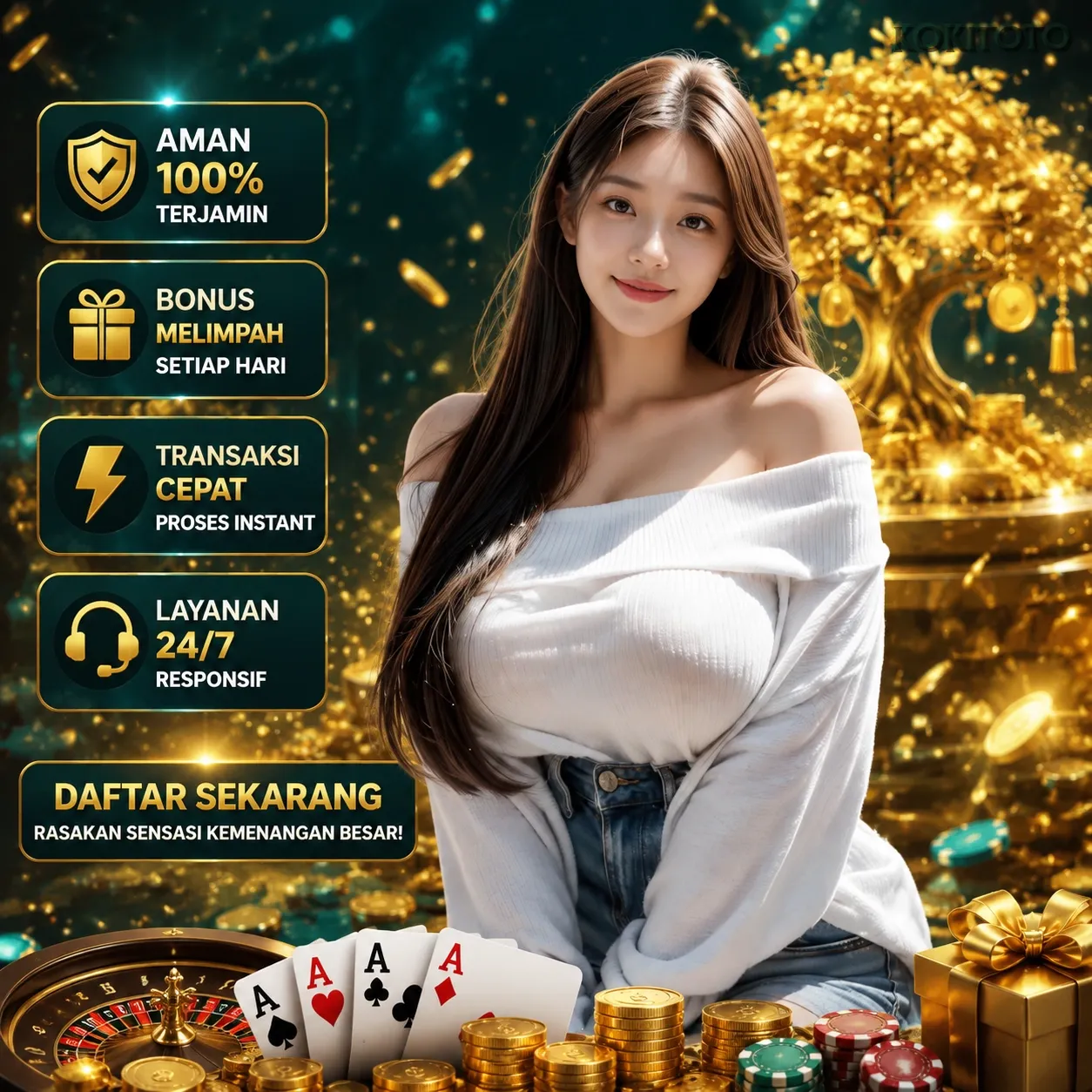 Ikon aplikasi kokitoto resmi